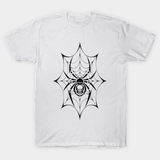 Stylized black spider T-Shirt